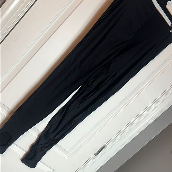 BNWT - WEWOREWHAT BLACK SHINY SPANDEX LEGGINGS - XXL - Picture 2 of 5